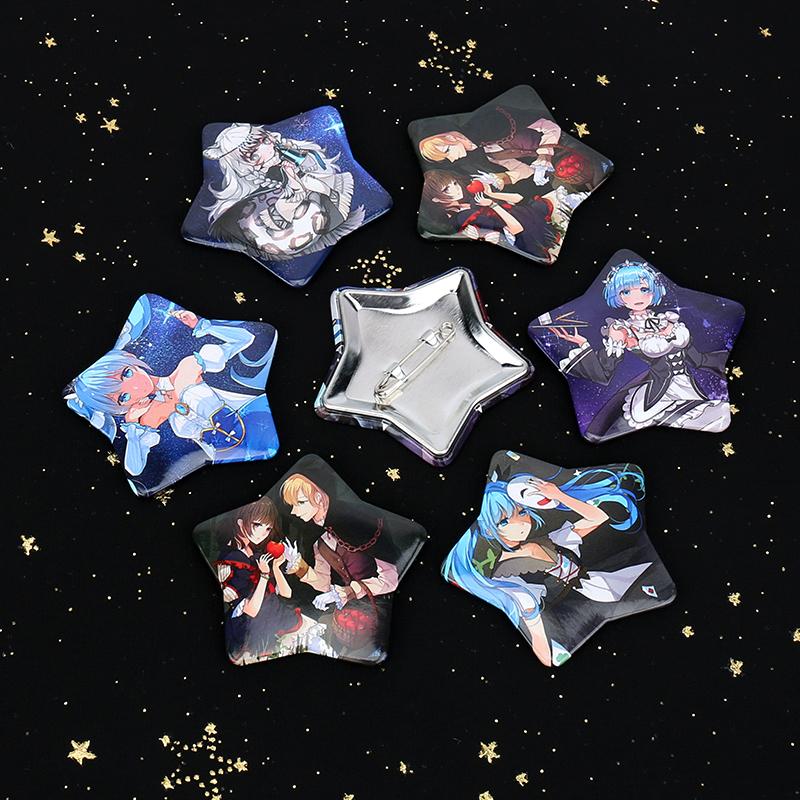 Pins, Brooches Groothandel VOGRACE Aangepaste Cartoon Anime Ster Badge, Logo Gedrukt Blik Metalen Hologram Hart Badges Met Veiligheidssp
Pins, Brooches Groothandel VOGRACE Aangepaste Cartoon Anime Ster Badge, Logo Gedrukt Blik Metalen Hologram Hart Badges Met Veiligheidssp