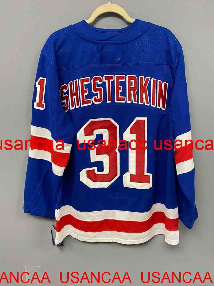 Stitched New York Rangers Igor Shesterkin Home Jersey custom any name number, Black
Stitched New York Rangers Igor Shesterkin Home Jersey custom any name number, Black
