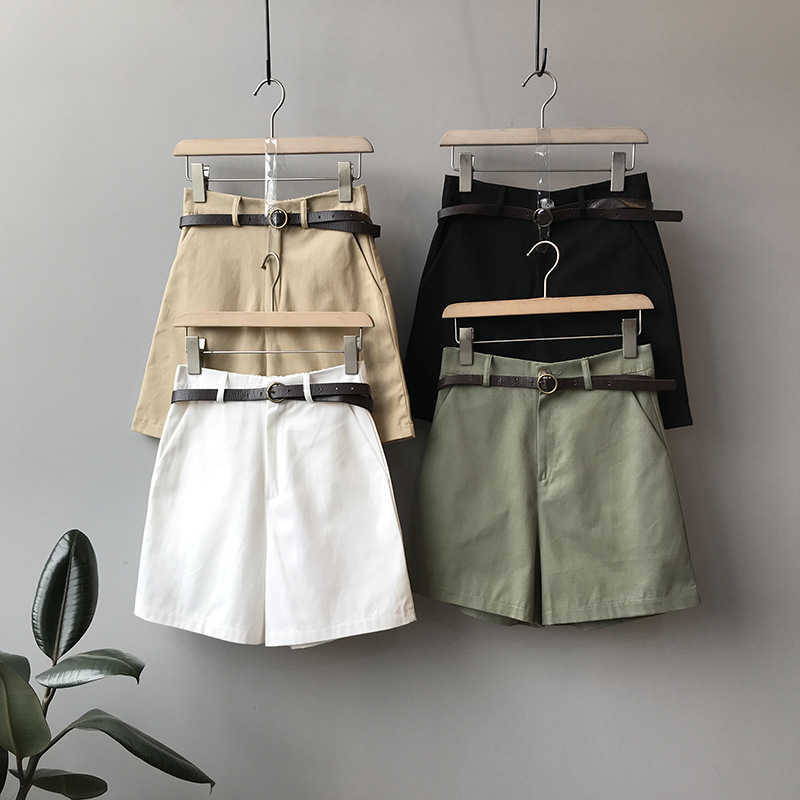 Summer High-waisted Shorts Female Korean High Waist Loose-legged Casual Pants Women with Belt 8009 210607, Olive tree
Summer High-waisted Shorts Female Korean High Waist Loose-legged Casual Pants Women with Belt 8009 210607, Olive tree