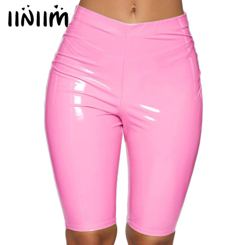 Women's Panties Fashion Women Wet Look Shiny Patent Leather Shorts Elastic Waistband High Waist Glossy Knee Length Short Leggings Pants Club, Black;pink
Women's Panties Fashion Women Wet Look Shiny Patent Leather Shorts Elastic Waistband High Waist Glossy Knee Length Short Leggings Pants Club, Black;pink