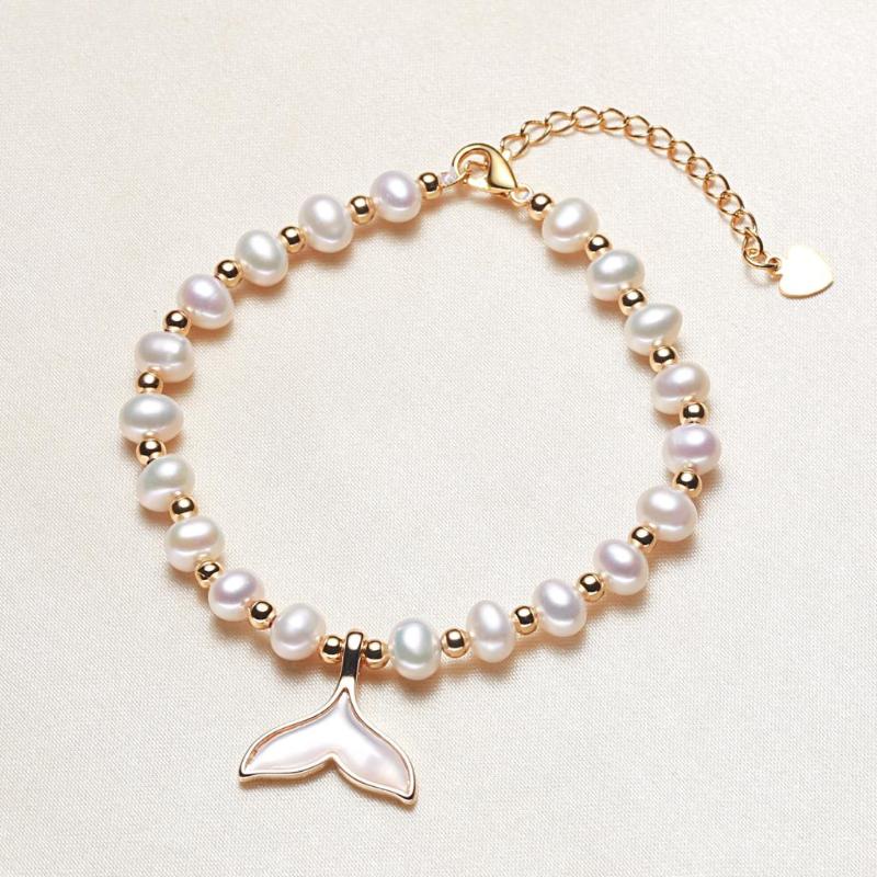 Bangle Freshwater Pearl Fishtail DIY Bracelet Girls Ins Seawater Mother Shell Jewelry Wholesale
Bangle Freshwater Pearl Fishtail DIY Bracelet Girls Ins Seawater Mother Shell Jewelry Wholesale