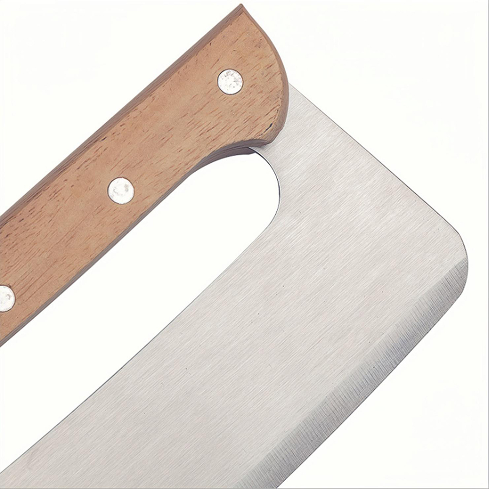 Stainless Steel cake Cutter tool Sharp Pizza Slicer Knives Chopper with Wooden handle Dough Accessories and Blade Cover4802434