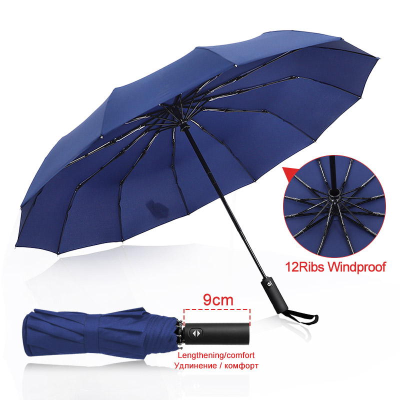 Strong Wind Resistant 3Foding Automatic Umbrea Men Paraso Women Rain 12Ribs arge Umbreas Business Gift Portabe Paraguas
Strong Wind Resistant 3Foding Automatic Umbrea Men Paraso Women Rain 12Ribs arge Umbreas Business Gift Portabe Paraguas
