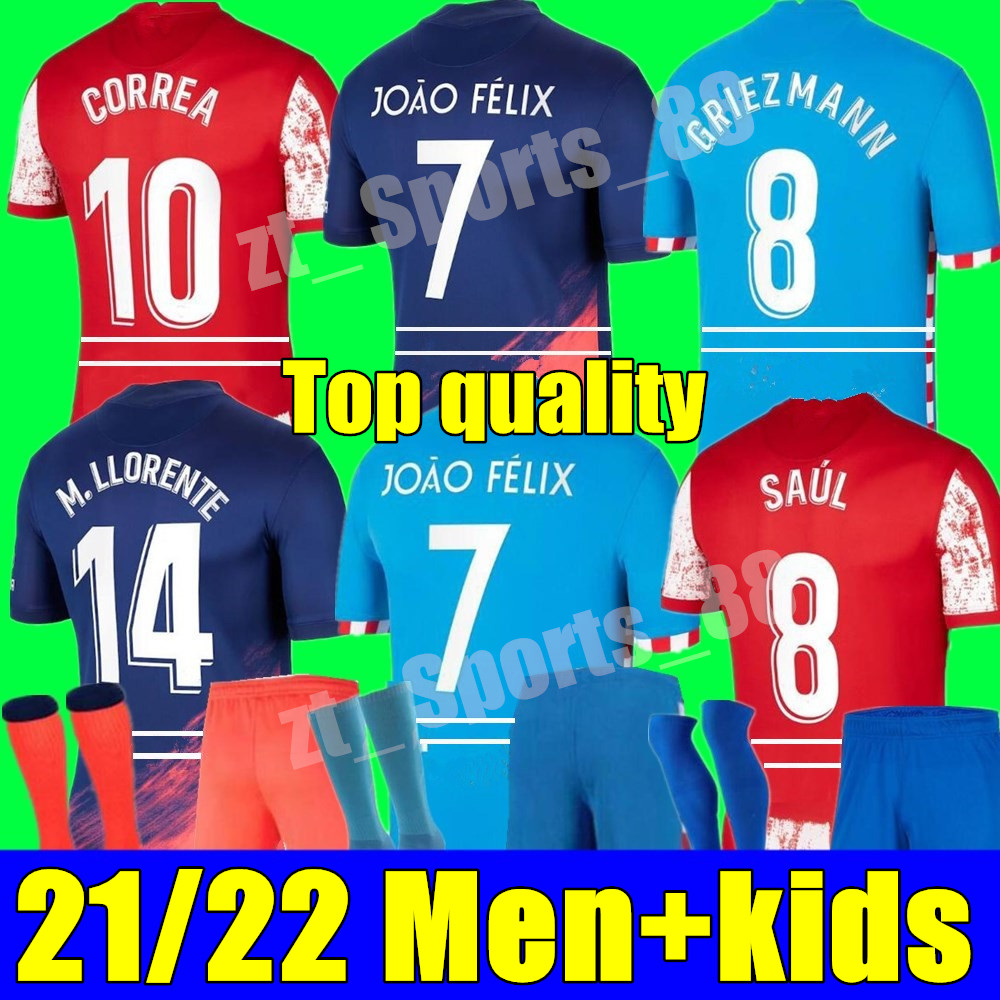 top New 22 23 adult men kids kit Soccer Jerseys home away 3rd SUAREZ Griezmann JOAO FELIX 2022 2023 ATLETICO M. LLORENTE MADRID CORREA KOKE LEMAR CARRASCO Football Shirt, Adult 3rd+league patch
top New 22 23 adult men kids kit Soccer Jerseys home away 3rd SUAREZ Griezmann JOAO FELIX 2022 2023 ATLETICO M. LLORENTE MADRID CORREA KOKE LEMAR CARRASCO Football Shirt, Adult 3rd+league patch