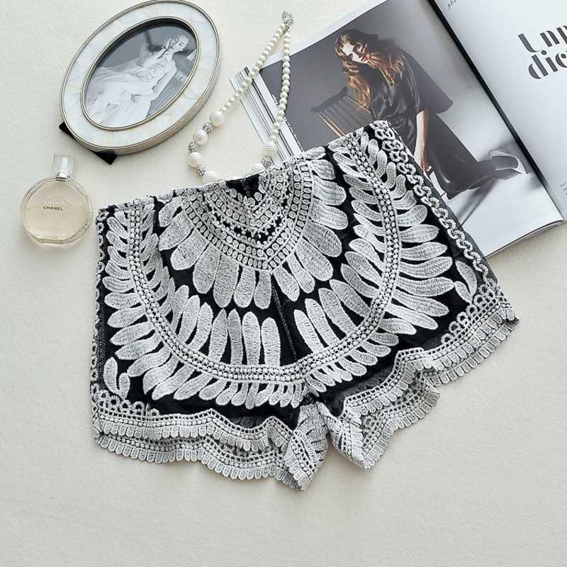 Women Korean Sweet Cute Crochet Tiered Lace Shorts Skort Short Pants Fashion 210601, Black
Women Korean Sweet Cute Crochet Tiered Lace Shorts Skort Short Pants Fashion 210601, Black