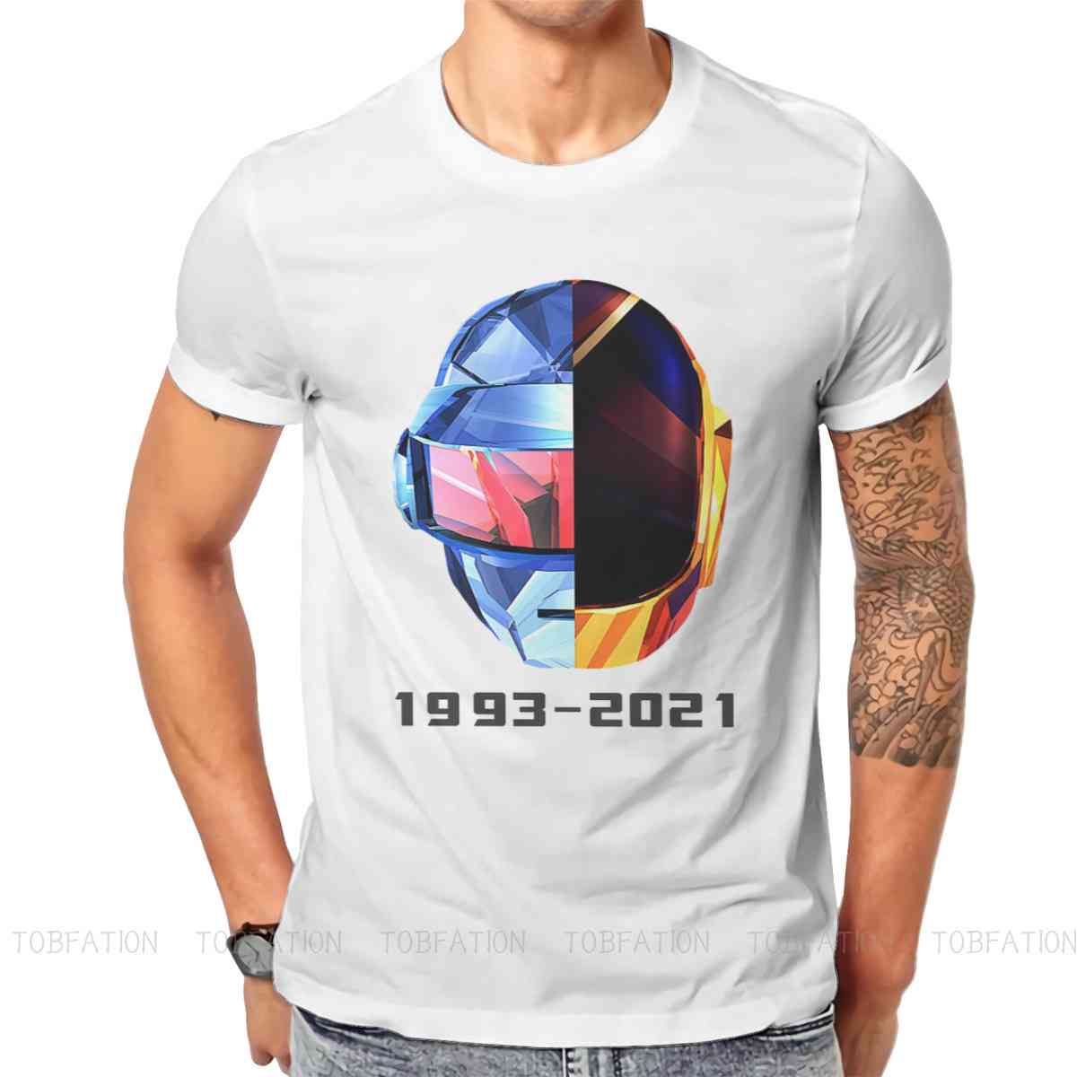 T Shirt Daft Punk Electronic Music Band 1993-2021 Helmet Tshirt High Quality Graphic Summer Men' Short Sleeve Cotton Harajuku Shirt, Yellow
T Shirt Daft Punk Electronic Music Band 1993-2021 Helmet Tshirt High Quality Graphic Summer Men' Short Sleeve Cotton Harajuku Shirt, Yellow