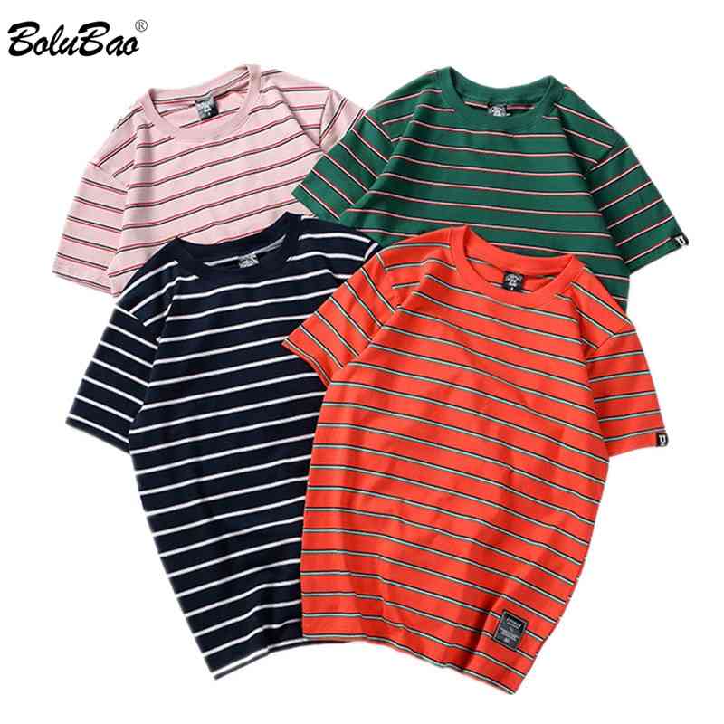 BOLUBAO Fashion Brand Men's T Shirt Summer Solid Color Striped Casual Men T-Shirts Street Men Tee Shirt Top 210518, Black
BOLUBAO Fashion Brand Men's T Shirt Summer Solid Color Striped Casual Men T-Shirts Street Men Tee Shirt Top 210518, Black