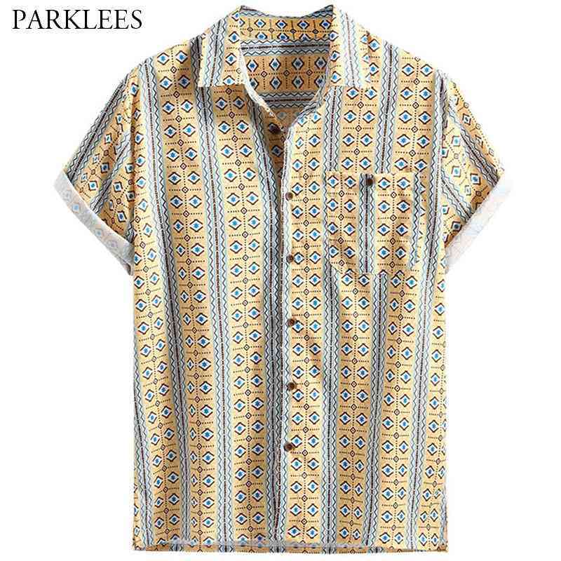 Ethnic Style Floral Printed Mens Shirt Casual Loose Retro Hawaiian Shirts for Men Striped Button Chemise Homme with Pocket 210524, Purple
Ethnic Style Floral Printed Mens Shirt Casual Loose Retro Hawaiian Shirts for Men Striped Button Chemise Homme with Pocket 210524, Purple