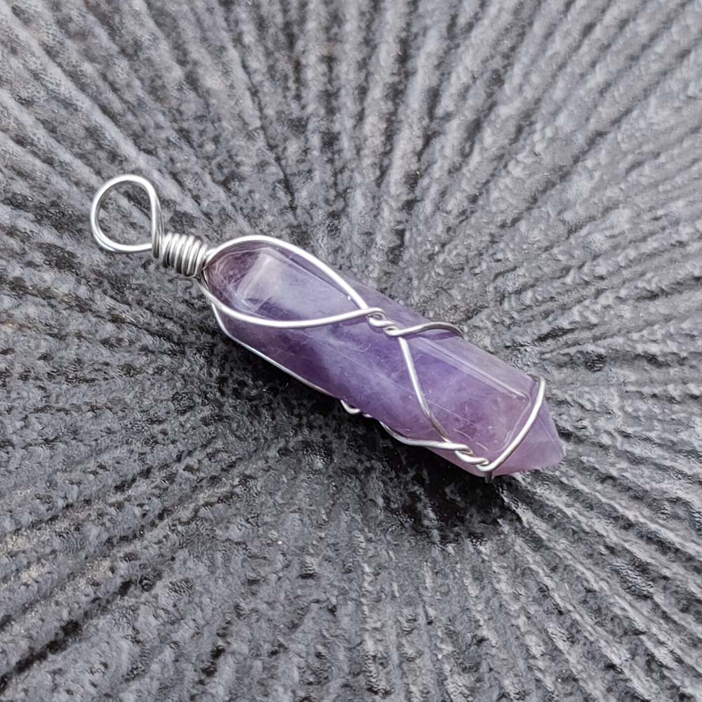 Fashion Silver Plated Hexagon Healing Crystal Necklace Opal Turquoise Natural Stone pink Quartz Chakra Necklaces Jewelry