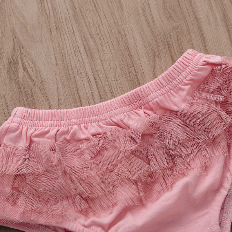 EAZII Hello World Print born Infant Baby Girl Romper Jumpsuit With Underwear Short Sleeve Sunsuit Summer Clothes Outfit 0-24M 210806