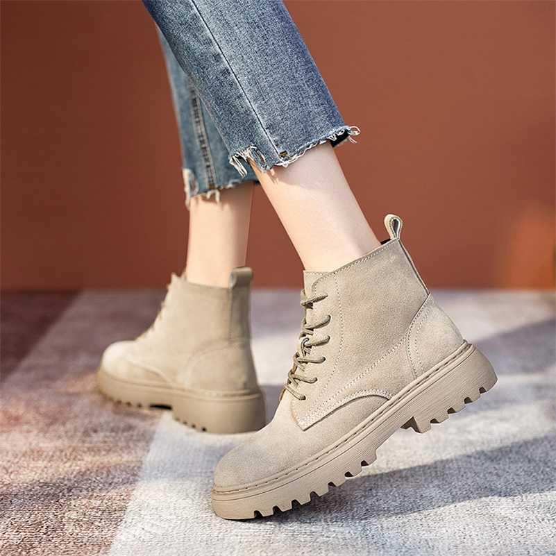 Lace-up Ladies Suede Leather Ankle Boots Black Platform Non-slip Short Boots Ladies Platform Motorcycle Snow Boots 211019, Black with fur
Lace-up Ladies Suede Leather Ankle Boots Black Platform Non-slip Short Boots Ladies Platform Motorcycle Snow Boots 211019, Black with fur