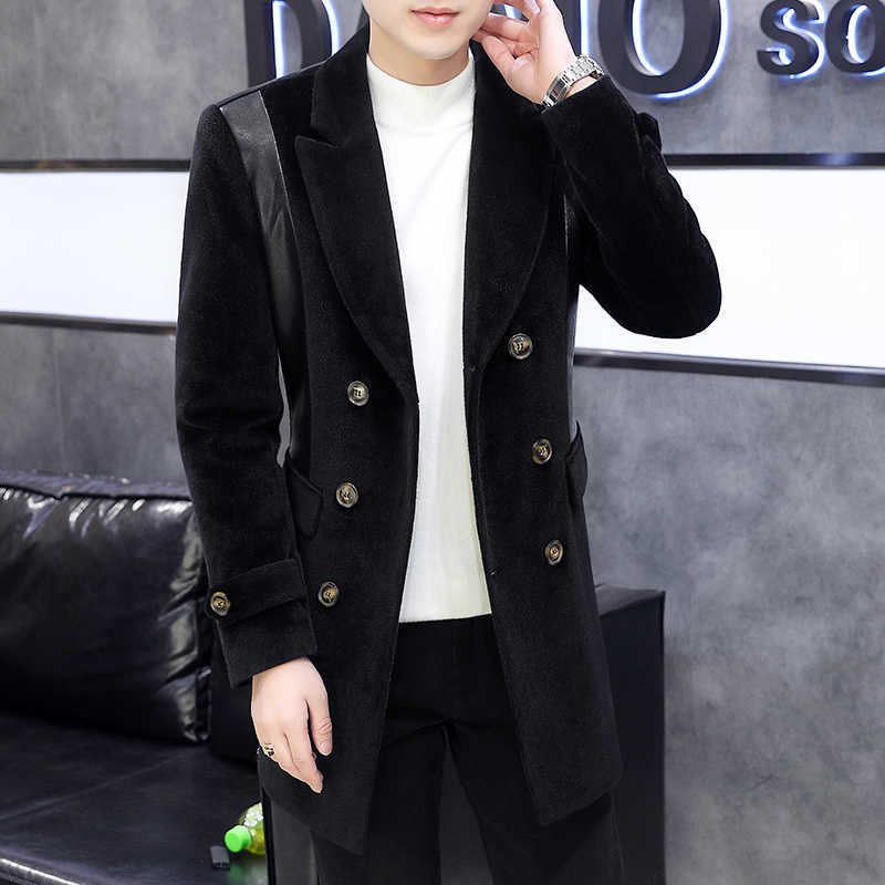 Men Blazers Winter Woolen Jacket Double Breasted Casual Dress Coats Slim Fit Long Business Suit Jackets Blazer Masculino 210527, Beige
Men Blazers Winter Woolen Jacket Double Breasted Casual Dress Coats Slim Fit Long Business Suit Jackets Blazer Masculino 210527, Beige