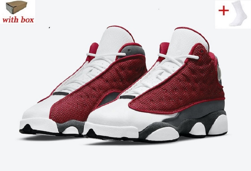 with box sock red flint jumpman 13 men basketball shoes high quality white black 13s mens sports sneakers 7-13, Beige
with box sock red flint jumpman 13 men basketball shoes high quality white black 13s mens sports sneakers 7-13, Beige
