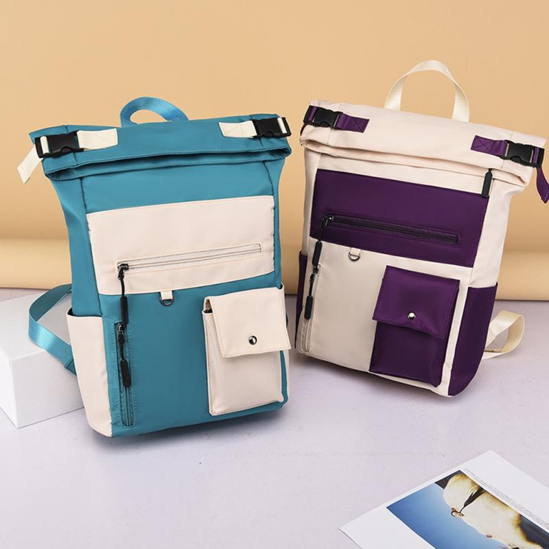 Backpack Fashion Oxford Waterproof Women Brand Travel Bag Large Capacity Laptop Patchwork Female Solid
Backpack Fashion Oxford Waterproof Women Brand Travel Bag Large Capacity Laptop Patchwork Female Solid