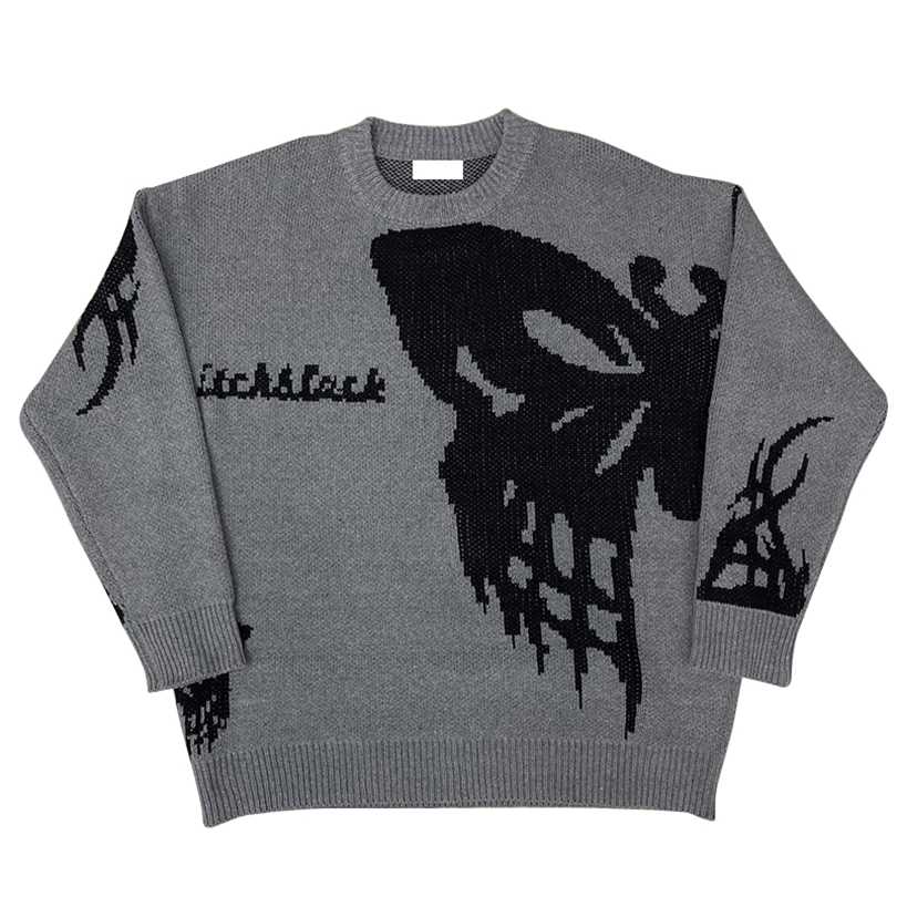 Harajuku Women Sweater Butterfly Jacquard O Neck Loose Pullover for Men Fashion Hip Hop Streetwear Couples Jumper 211018, Black
Harajuku Women Sweater Butterfly Jacquard O Neck Loose Pullover for Men Fashion Hip Hop Streetwear Couples Jumper 211018, Black