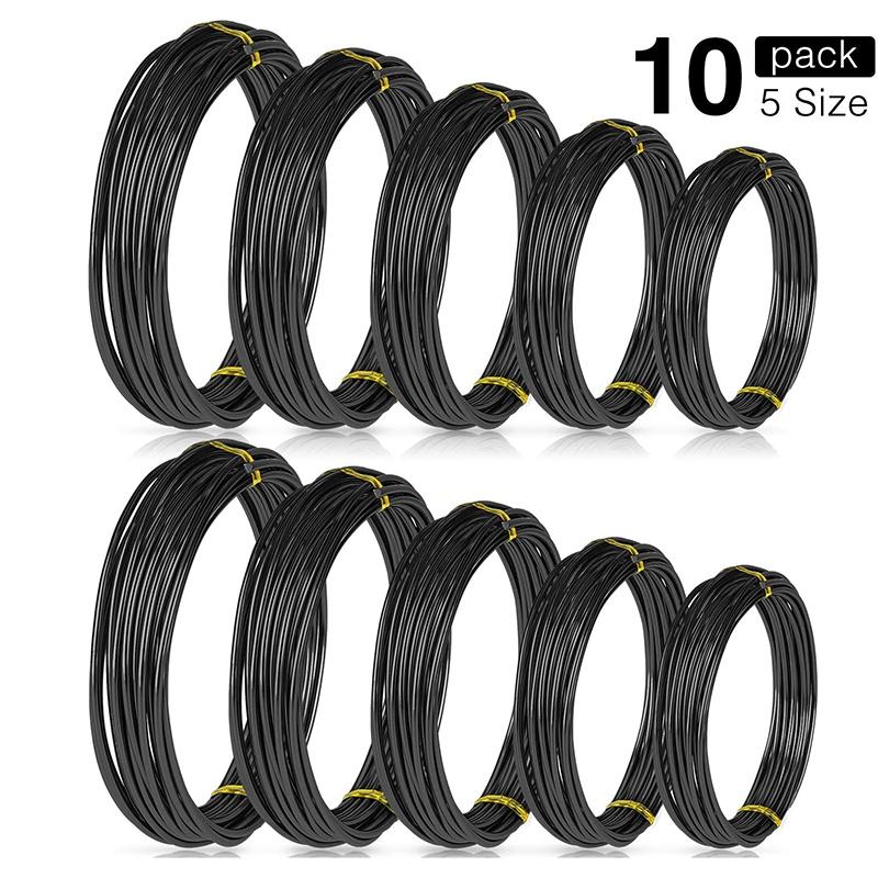 Other Lighting Accessories 10 Rolls Bonsai Wires Anodized Aluminum Training Wire In 5 Sizes - 1.0 Mm, 1.5 2.0 2.5 3.0 Mm Black
Other Lighting Accessories 10 Rolls Bonsai Wires Anodized Aluminum Training Wire In 5 Sizes - 1.0 Mm, 1.5 2.0 2.5 3.0 Mm Black