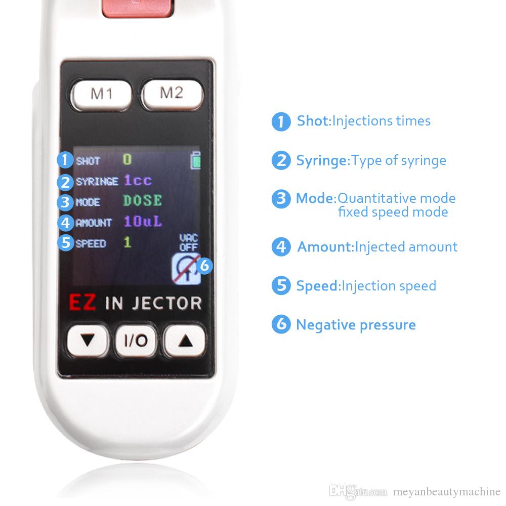 Hydrolifting Gun Korea Mesotherapy EZ Negative Pressure Meso Gun Mesotherapy Hydrolifting Water Injector Beauty Device