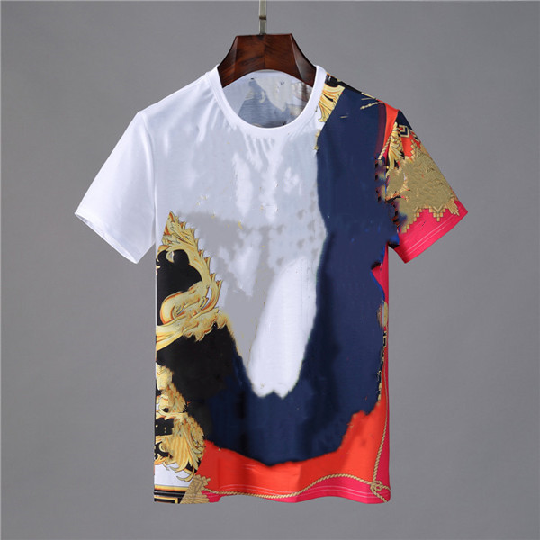 Fashion summer short-sleeved tops EuropeanAmerican men's and women's printed T-shirts for couples high quality M-XXXL99, White;black
Fashion summer short-sleeved tops EuropeanAmerican men's and women's printed T-shirts for couples high quality M-XXXL99, White;black
