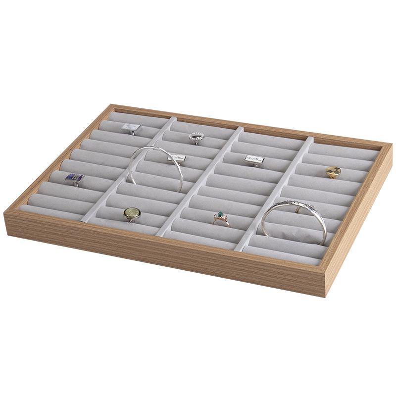 Jewelry Pouches, Bags Velvet Flat Trays Box Wood Earring Rings Storage Case Display Convenient Charming Women
Jewelry Pouches, Bags Velvet Flat Trays Box Wood Earring Rings Storage Case Display Convenient Charming Women