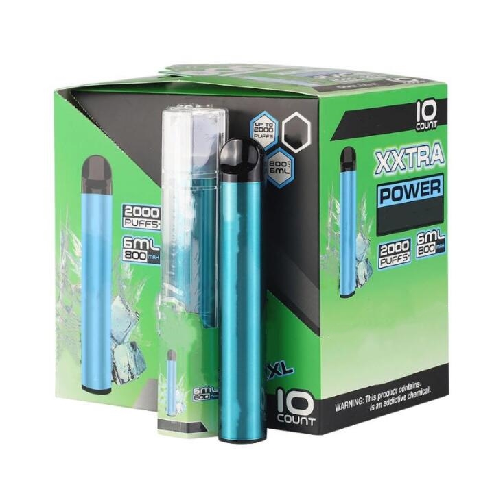 Bang XXL E-cigarette Kits Disposable Device 800mAh bk mk gt Power Battery Prefilled 6ml Cartridge Pod 2000 Puffs XXtra Kit VS Bar Flow XTRA Plus XL
Bang XXL E-cigarette Kits Disposable Device 800mAh bk mk gt Power Battery Prefilled 6ml Cartridge Pod 2000 Puffs XXtra Kit VS Bar Flow XTRA Plus XL
