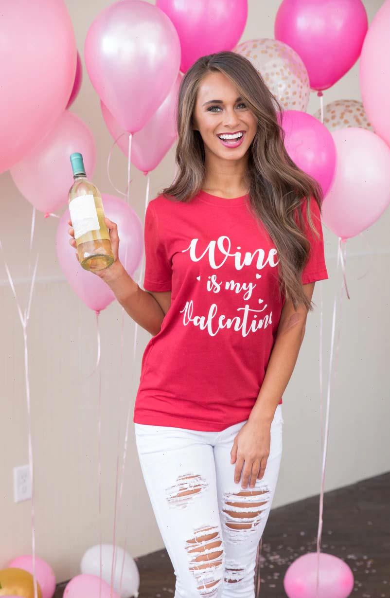 wine womens t shirt is my valentine graphic tee be drinking shirts funny valentines day anti tshirts lovers, White
wine womens t shirt is my valentine graphic tee be drinking shirts funny valentines day anti tshirts lovers, White
