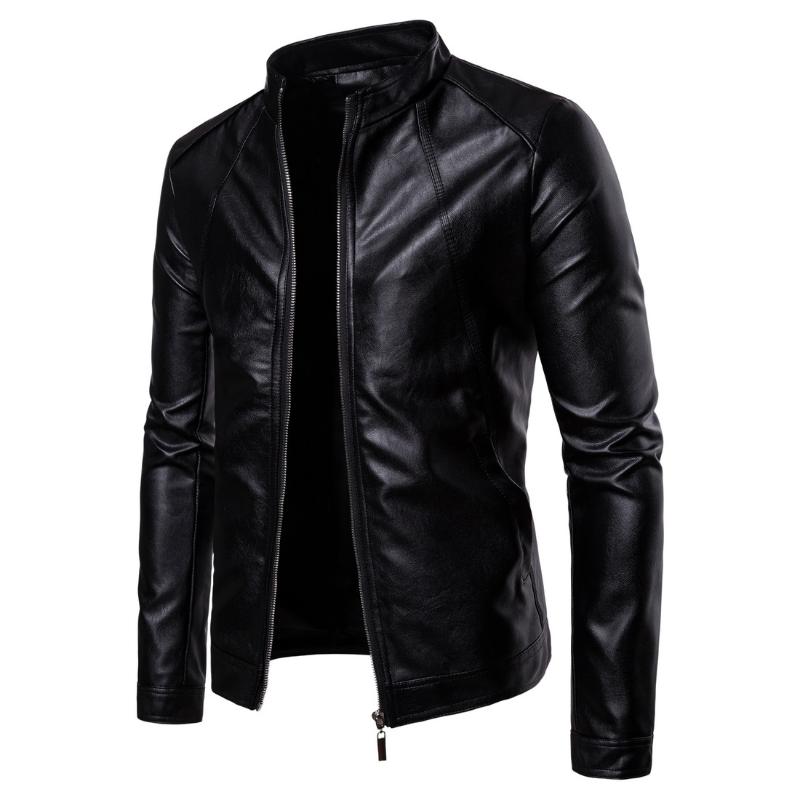 Men's Fur & Faux Mens Biker Moto Jacket Stand Collar Motorcycle Leather Casual Jackets Fashion Male Black PU Coat Long Sleeve Large Size 5xl
Men's Fur & Faux Mens Biker Moto Jacket Stand Collar Motorcycle Leather Casual Jackets Fashion Male Black PU Coat Long Sleeve Large Size 5xl