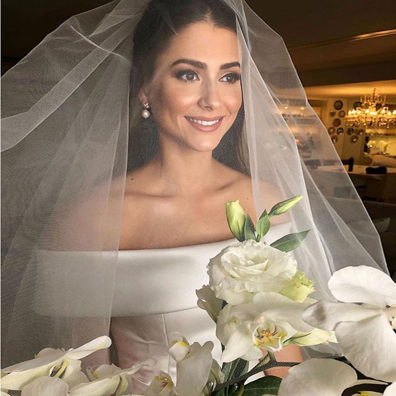 Simple Satin A Line Wedding Dress Bateau Neck Short Sleeve Boho White Bridal Gowns Robe De Mariee Vestido Plus Size Bride Dresses 2022
