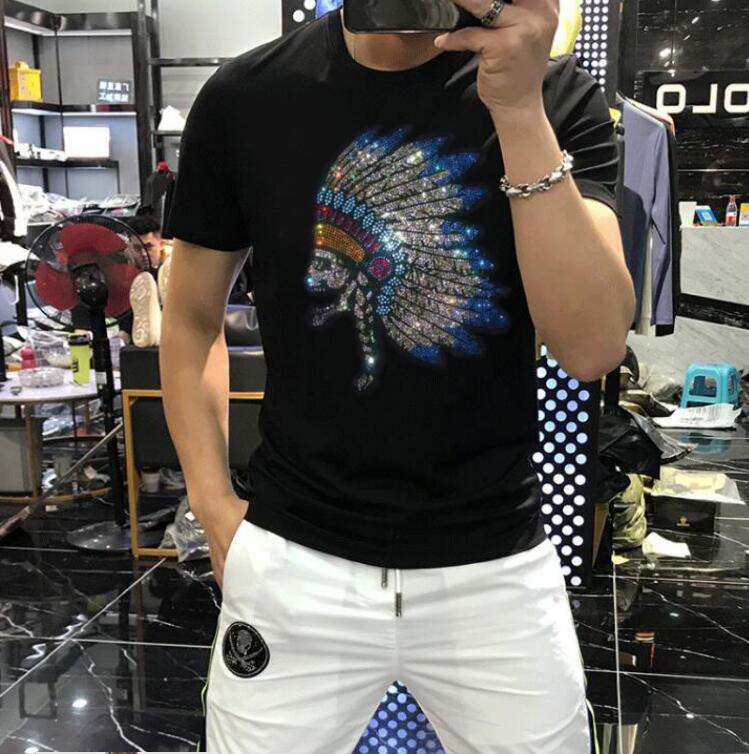 Men's T-Shirts Cotton Short Sleeve Beach Tops Streetwear Summer Breathable 2021 Diamond tshirts Tees size -5XL- white/black/red
Men's T-Shirts Cotton Short Sleeve Beach Tops Streetwear Summer Breathable 2021 Diamond tshirts Tees size -5XL- white/black/red