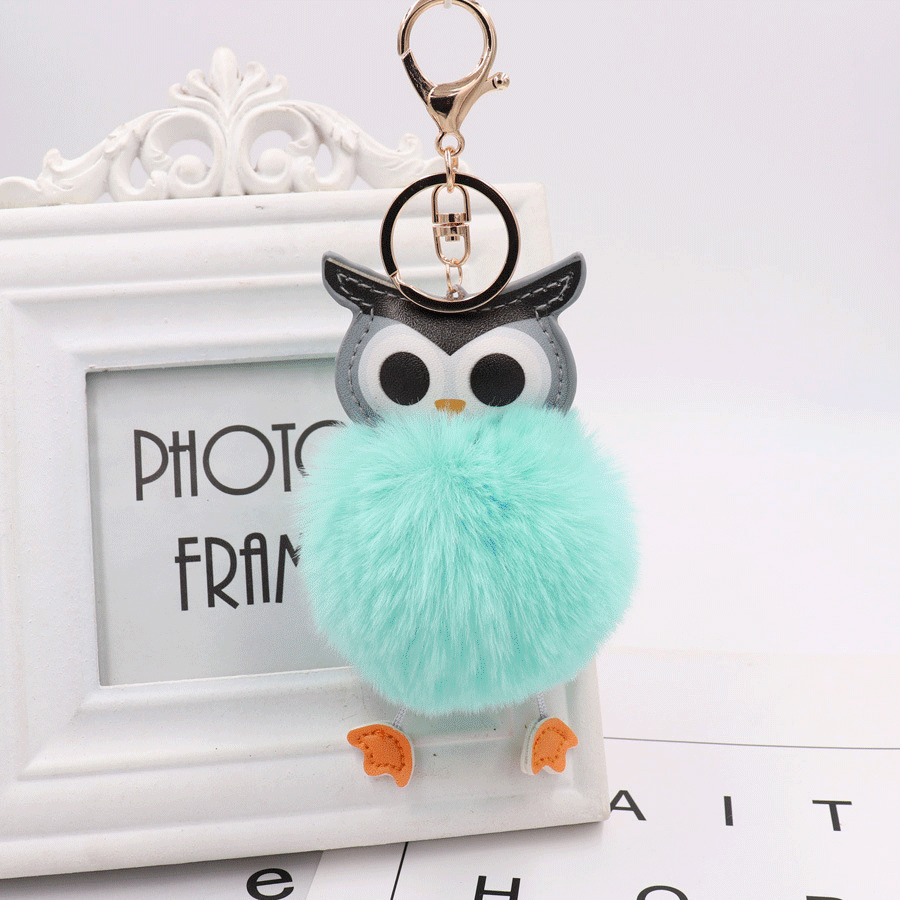 23 Styles Charm Puff Ball Key Rings Lovely Fluffy Plush Owl Keyfobs Holder Faux Fur Pompom Keychain Jewelry for Bag Pendant Kimter-P24FA
23 Styles Charm Puff Ball Key Rings Lovely Fluffy Plush Owl Keyfobs Holder Faux Fur Pompom Keychain Jewelry for Bag Pendant Kimter-P24FA