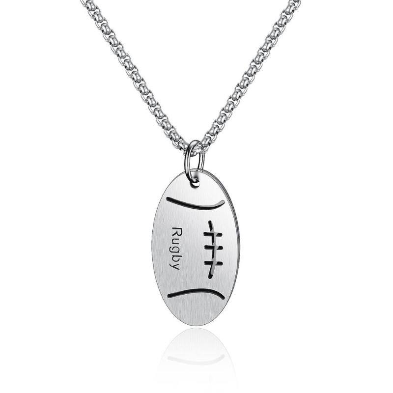 Pendant Necklaces Street Hip Hop Student Rugby High Quality Personality Tidal Male Stainless Steel Necklace Friendship Gift 3-GX1547
Pendant Necklaces Street Hip Hop Student Rugby High Quality Personality Tidal Male Stainless Steel Necklace Friendship Gift 3-GX1547