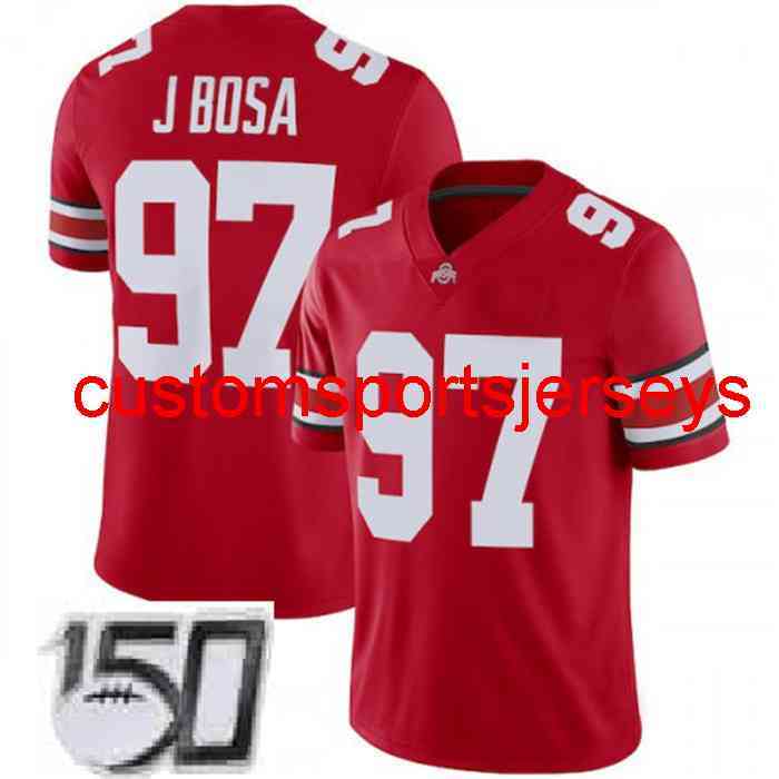 Stitched Men's Women Youth Ohio State Buckeyes #97 Joey Bosa Red NCAA 150th Jersey Custom any name number -5XL 6XL, As pic
Stitched Men's Women Youth Ohio State Buckeyes #97 Joey Bosa Red NCAA 150th Jersey Custom any name number -5XL 6XL, As pic