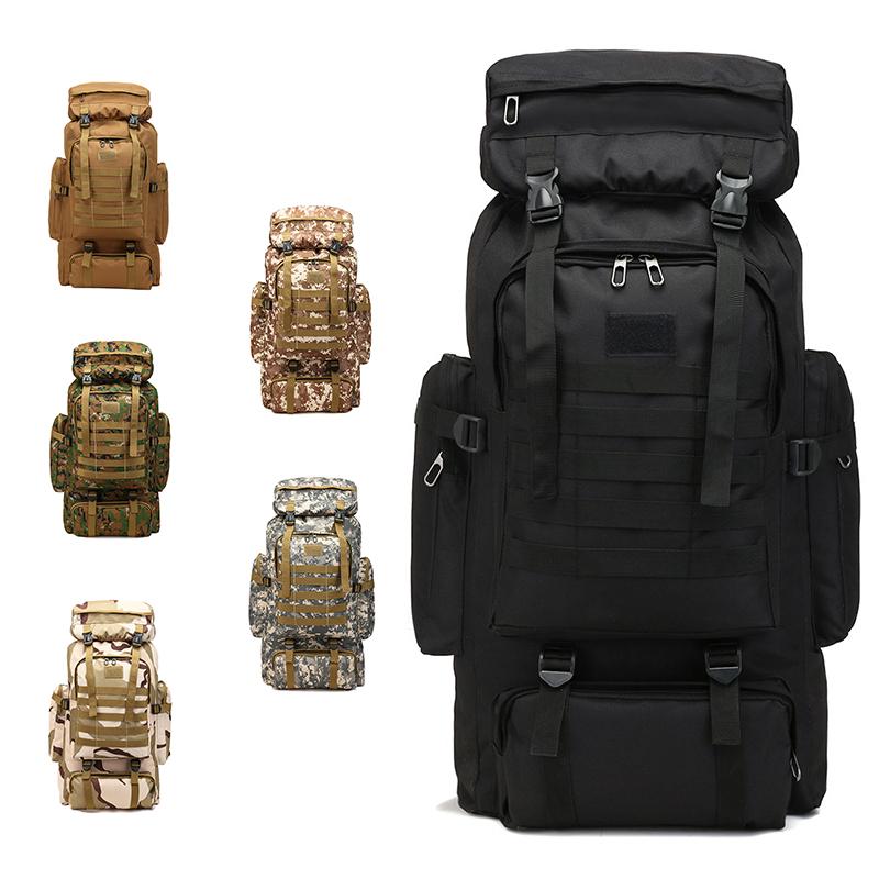 Backpack 80L Large Capacity Waterproof And Insect-proof 800D Oxford Cloth Outdoor Mountaineering Fishing Hunting Bag, Black
Backpack 80L Large Capacity Waterproof And Insect-proof 800D Oxford Cloth Outdoor Mountaineering Fishing Hunting Bag, Black