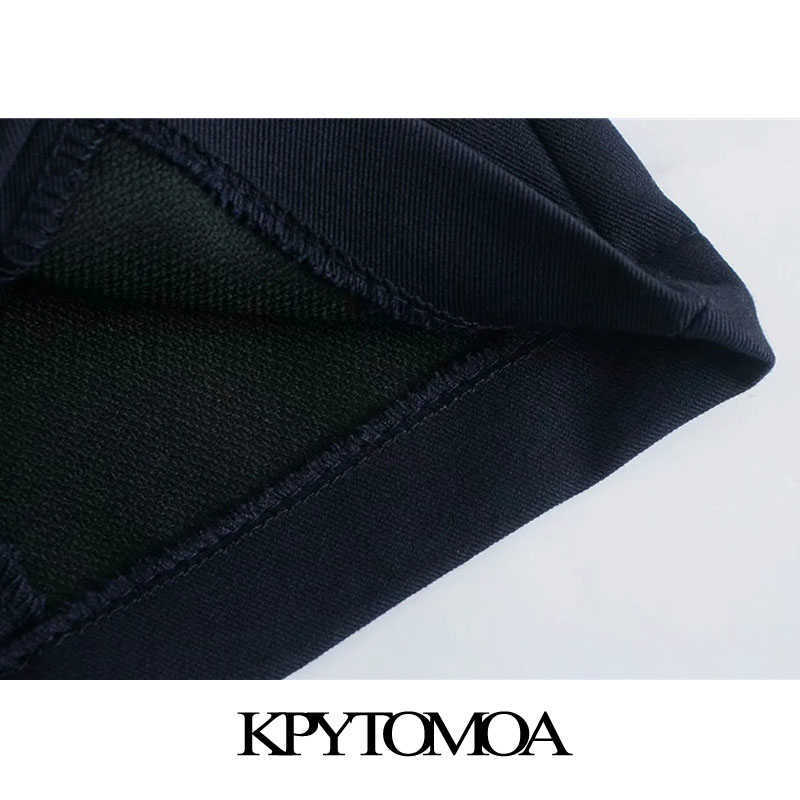 KPYTOMOA Women Chic Fashion With Metal Buttoned Bermuda Shorts Vintage High Waist Side Zipper Female Short Pants Mujer 210724