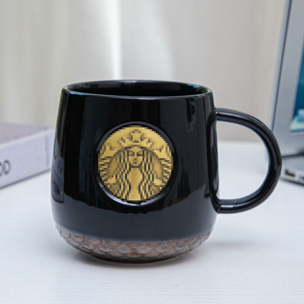 414ml Starbucks Cup Pottery Mug Luxury Kiss Cups Without Lids and Spoon Ceramic Mugs Married Couples Anniversary Mermaid Bronze Medallion Products Gift, White
414ml Starbucks Cup Pottery Mug Luxury Kiss Cups Without Lids and Spoon Ceramic Mugs Married Couples Anniversary Mermaid Bronze Medallion Products Gift, White