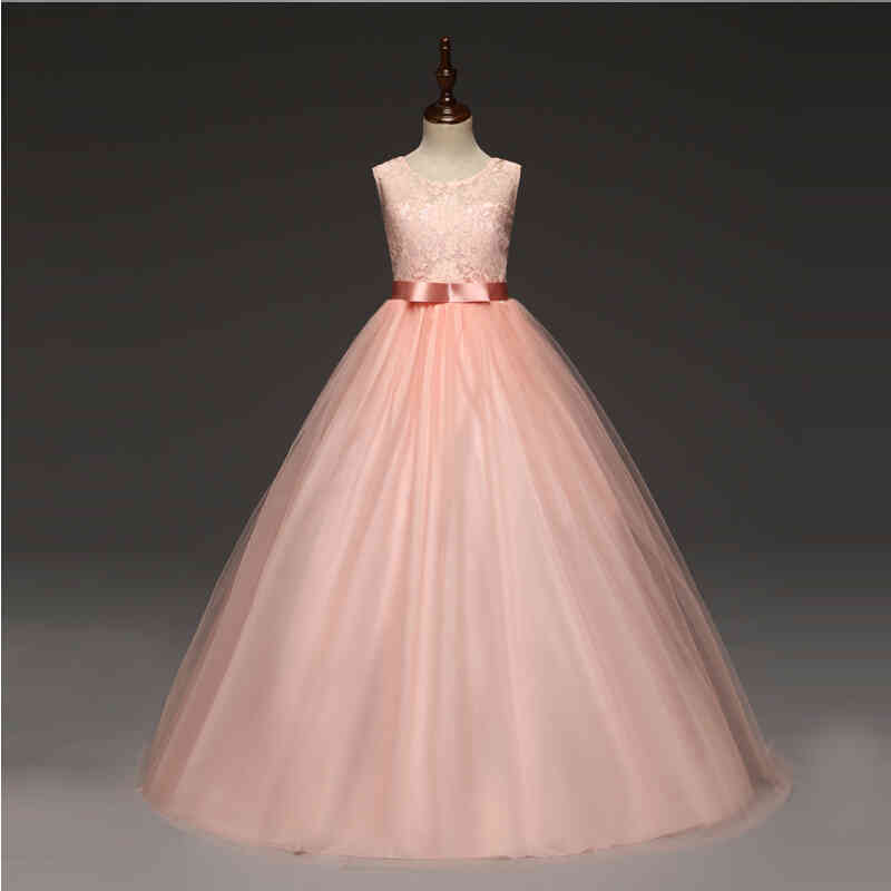 Embroidery Flower Kids Dresses for Girls Lace Sashes Long Prom Gown Princess Dress Wedding Evening Ceremony Children Clothes 210427, Red;yellow
Embroidery Flower Kids Dresses for Girls Lace Sashes Long Prom Gown Princess Dress Wedding Evening Ceremony Children Clothes 210427, Red;yellow