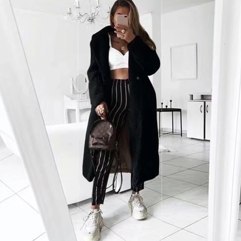 Women's Fur & Faux teddy coat from fake 2021 fall and casual winter plus size long female thick warm oversized fur, Black
Women's Fur & Faux teddy coat from fake 2021 fall and casual winter plus size long female thick warm oversized fur, Black