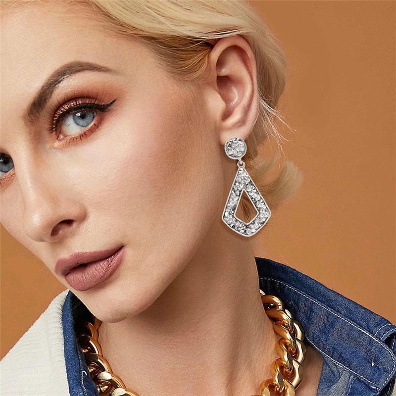Stud Trendy Geometric Rhinestone Earrings Ear Crawlers Wedding Jewelry Earring Women Girls Gift
Stud Trendy Geometric Rhinestone Earrings Ear Crawlers Wedding Jewelry Earring Women Girls Gift