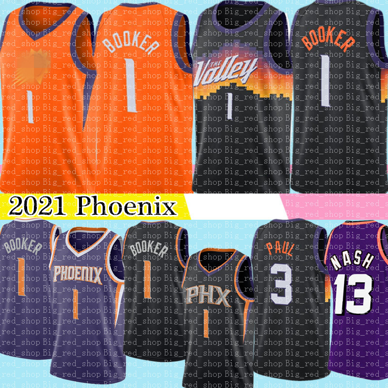 2021 Devin 1 Booker Jersey Chris 3 Paul Jerseys Steve 13 Nash Retro Mesh Basketball S- Orange Black Purple White Embroidery Logos
2021 Devin 1 Booker Jersey Chris 3 Paul Jerseys Steve 13 Nash Retro Mesh Basketball S- Orange Black Purple White Embroidery Logos