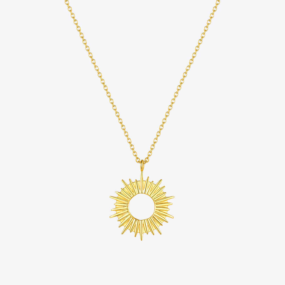 ENFASHION Sunshine Pendant Necklace Stainless Steel Gold Color Hollow Circle Sun Necklaces Women 2020 Fashion Jewelry P3089
ENFASHION Sunshine Pendant Necklace Stainless Steel Gold Color Hollow Circle Sun Necklaces Women 2020 Fashion Jewelry P3089