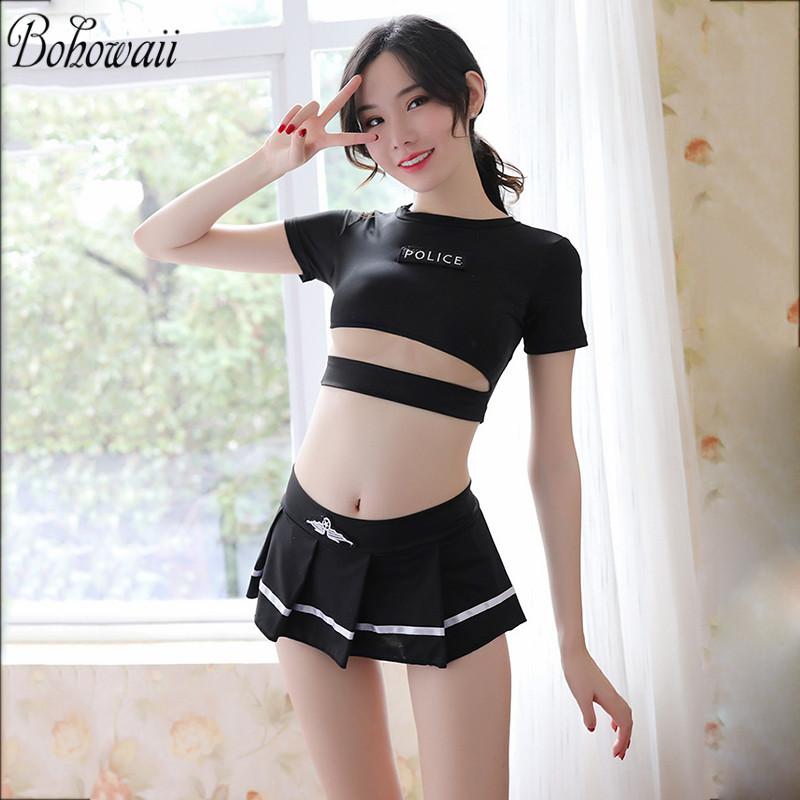 Sexy Costumes BOHOWAII Set For Women Outfit Carnaval Volwassen Kostuums Schoolgirl Cosplay Lingerie Femme Student Uniform, Black
Sexy Costumes BOHOWAII Set For Women Outfit Carnaval Volwassen Kostuums Schoolgirl Cosplay Lingerie Femme Student Uniform, Black