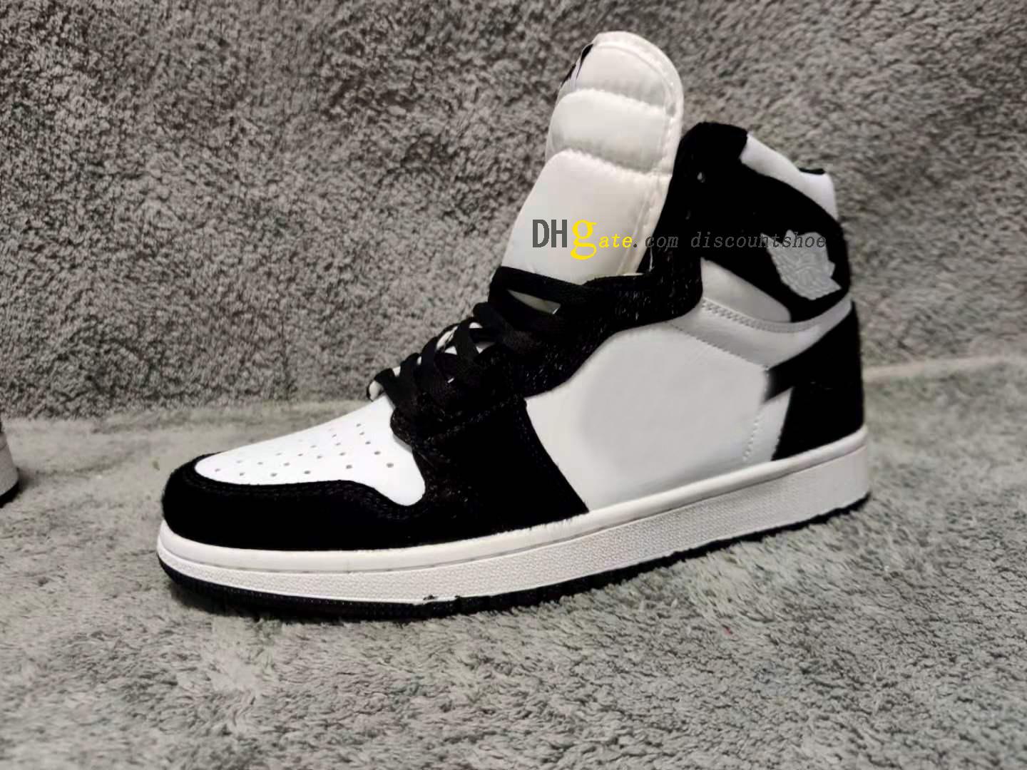 Basketball Shoes 1 High Og Twist the Panda 1s Mens Womens Sneakers for Size 36-46 Cd0461 007, 555088 028
Basketball Shoes 1 High Og Twist the Panda 1s Mens Womens Sneakers for Size 36-46 Cd0461 007, 555088 028