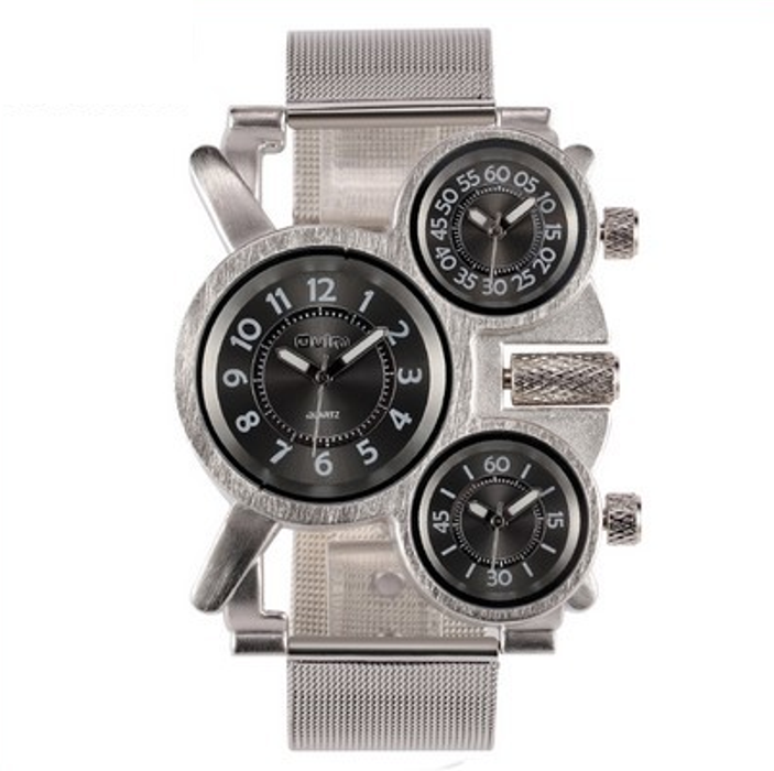 Oulm Brand Large Dial Quartz Military Mens Watch Accurate Travel Time Watch Comfortable Stainless Steel Band Masculine Wristwatches, No send watch for shipping
Oulm Brand Large Dial Quartz Military Mens Watch Accurate Travel Time Watch Comfortable Stainless Steel Band Masculine Wristwatches, No send watch for shipping
