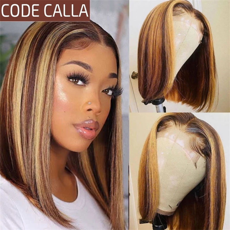 Highlight Straight 13x4 Lace Front s Brazilian Remy Colored Short Bob Ombre Human Hair Wigs, 14inches
Highlight Straight 13x4 Lace Front s Brazilian Remy Colored Short Bob Ombre Human Hair Wigs, 14inches