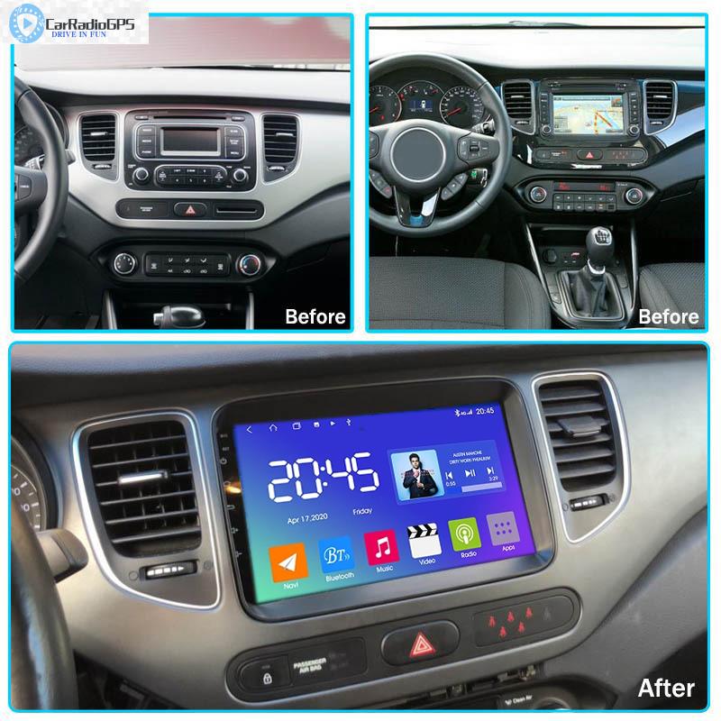 Car dvd Radio Player for KIA CARENS 2012 2013-2017 Touch Screen Stereo Video Audio GPS BT 4G IPS WiFi 10 INCH Android