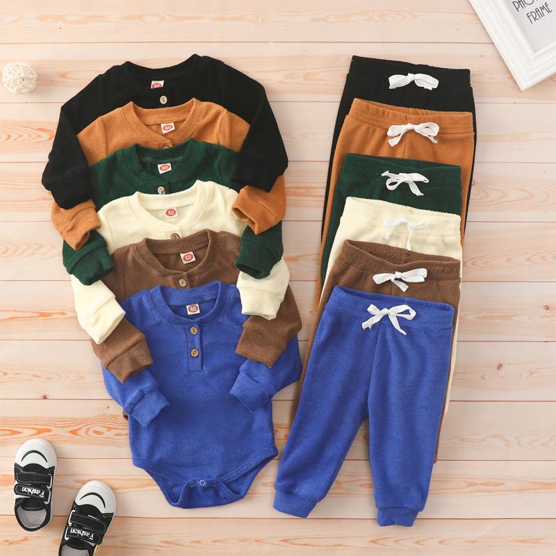 Clothing Sets 0-24M Born Infant Baby Boys Girl Clothes Set Soft Long Sleeve Romper Pants Outfits Autumn Spring, White
Clothing Sets 0-24M Born Infant Baby Boys Girl Clothes Set Soft Long Sleeve Romper Pants Outfits Autumn Spring, White