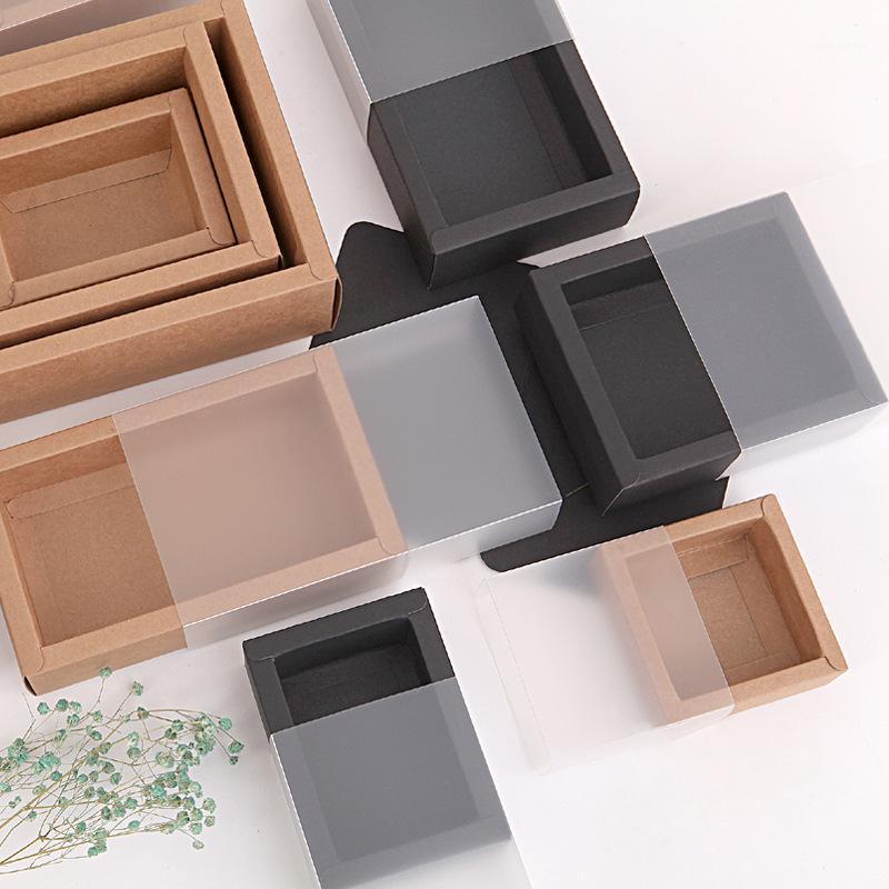 Gift Wrap 10pcs Small Kraft Boxes With Clear PVC Windows Cardboard Packaging For Business Soap, Party Favor, Jewelry
Gift Wrap 10pcs Small Kraft Boxes With Clear PVC Windows Cardboard Packaging For Business Soap, Party Favor, Jewelry