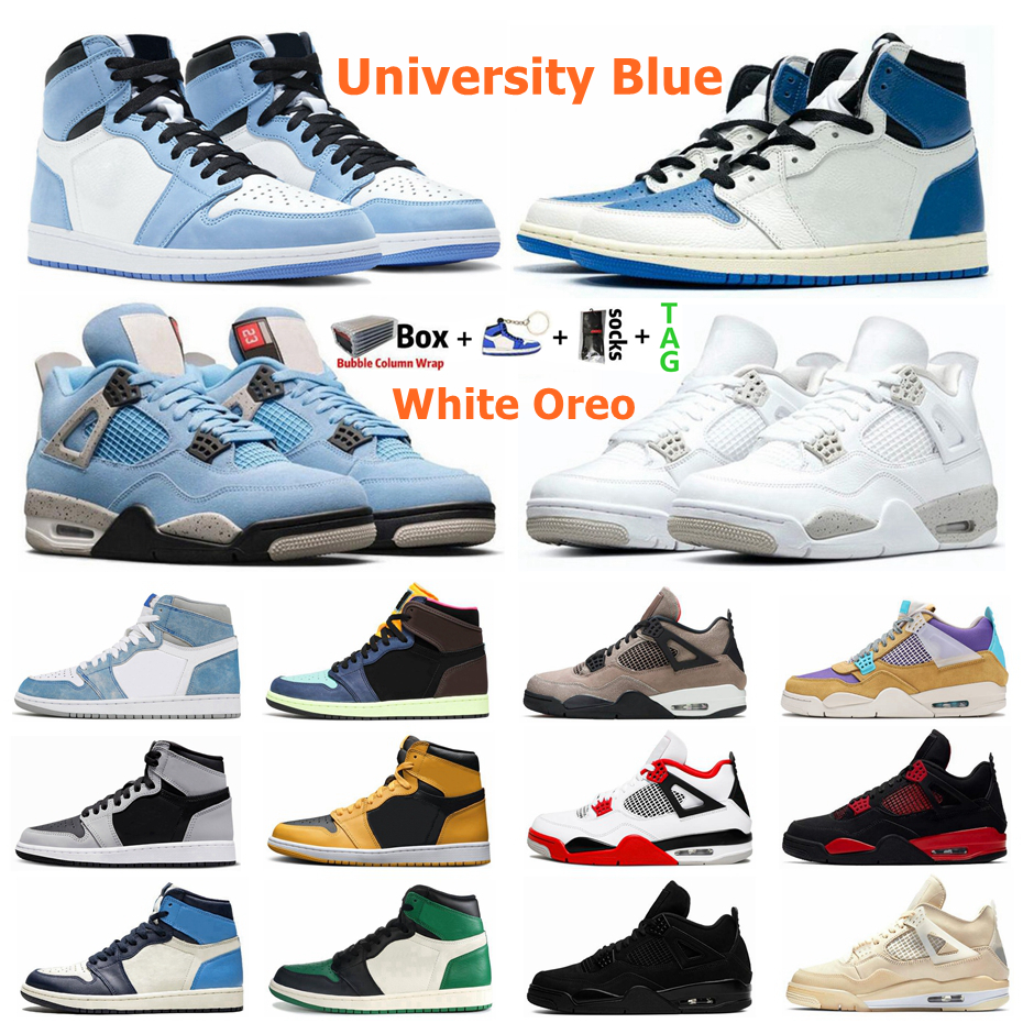 Mens University Blue 1s Jumpman 1 Basketball Shoes Black Cat 4 4s Hype Royal Shadow 2.0 Obsidian UNC Sail What The White Oreo Bred Sports Men Women Sneakers, 15
Mens University Blue 1s Jumpman 1 Basketball Shoes Black Cat 4 4s Hype Royal Shadow 2.0 Obsidian UNC Sail What The White Oreo Bred Sports Men Women Sneakers, 15