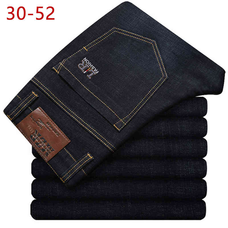 Plus Size Jeans Mens Classic Spring Autumn Stretch Black Denim Trousers Black Jeans Baggy Pants Loose Fit Designer Male Jeans 44 210518, Black blue
Plus Size Jeans Mens Classic Spring Autumn Stretch Black Denim Trousers Black Jeans Baggy Pants Loose Fit Designer Male Jeans 44 210518, Black blue