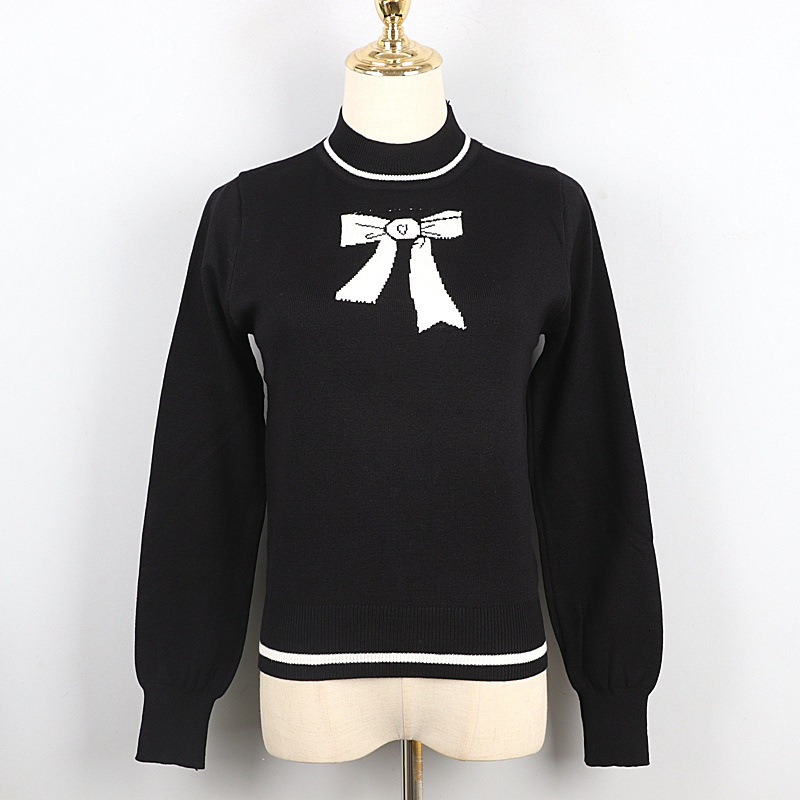 Women's Sweaters Christmas Bowknot Jacquard Sweater Autumn Winter Bottoming Clothes Sweet Slim Fashion Long-Sleeved Top Women STF2, Burgundy
Women's Sweaters Christmas Bowknot Jacquard Sweater Autumn Winter Bottoming Clothes Sweet Slim Fashion Long-Sleeved Top Women STF2, Burgundy