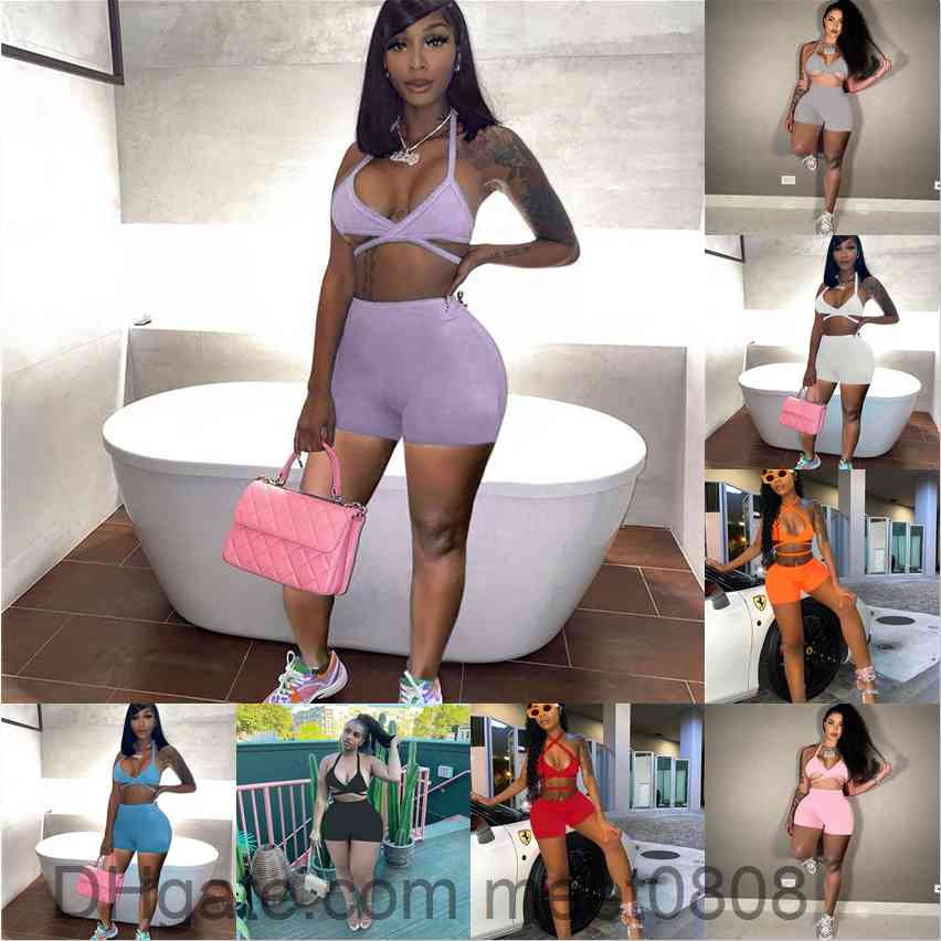 Women tracksuit Outfits 2021 summer new Designer Fashion women' V neck pure color sexy suspender Leisure Sports Shorts Two-piece sets meet0808, Purple
Women tracksuit Outfits 2021 summer new Designer Fashion women' V neck pure color sexy suspender Leisure Sports Shorts Two-piece sets meet0808, Purple
